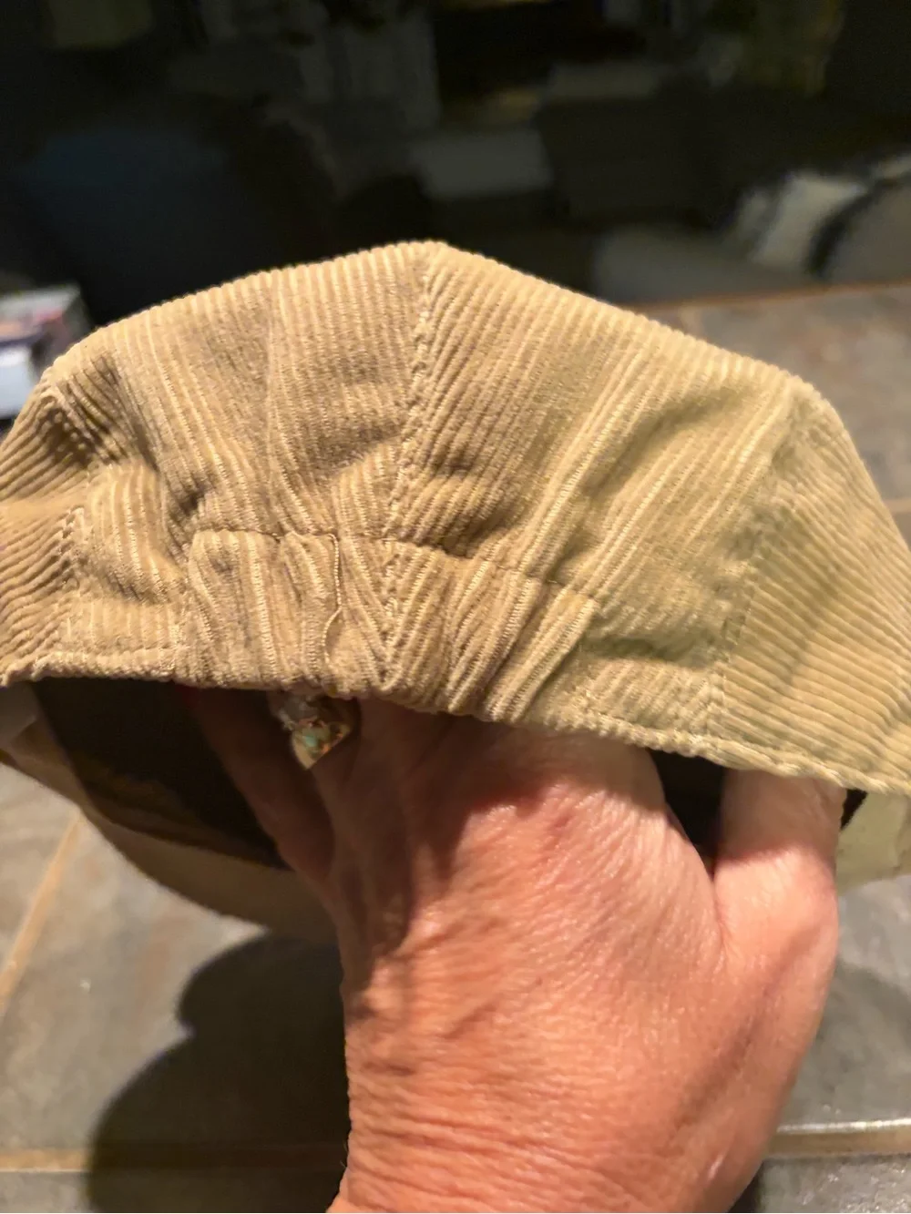 The Children's Place Tan Corduroy Newsboy Cap- toddler